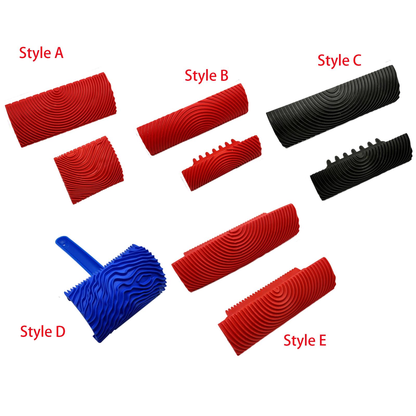 Home Improvement Fence - Alat Pengecatan dengan Roller Motif Serat