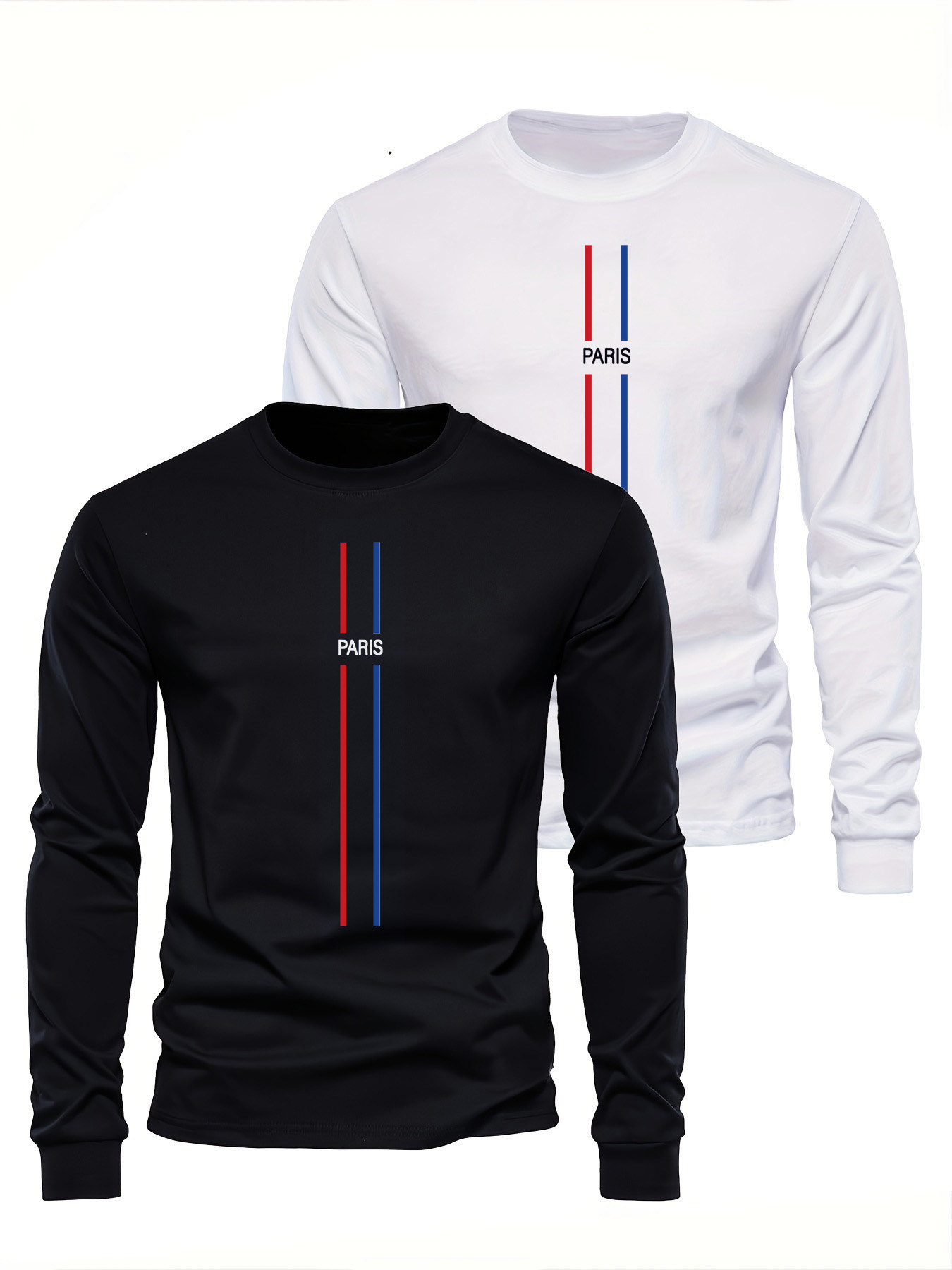 Wallpaper - Kaos lengan panjang pria berbahan katun