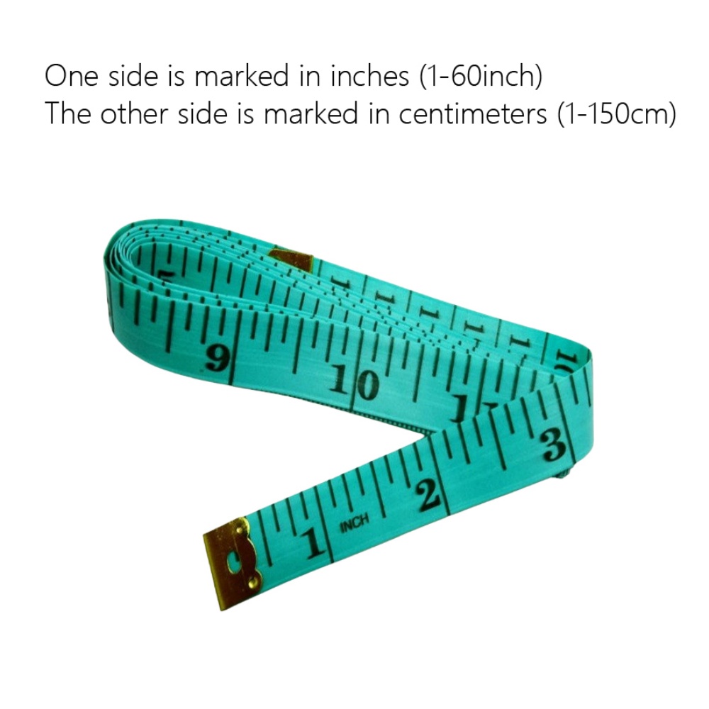 1/5/10Pcs 150cm/60-Inch Pita U - Tape Measure ulasan dan harga